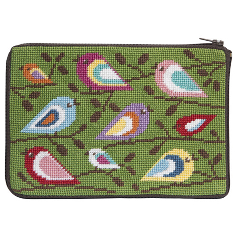 Birds of Color Cosmetic Purse SZ598