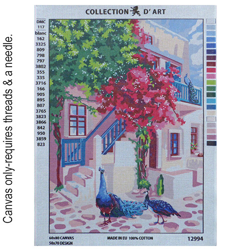 Peacocks on the Cobblestones 12.994