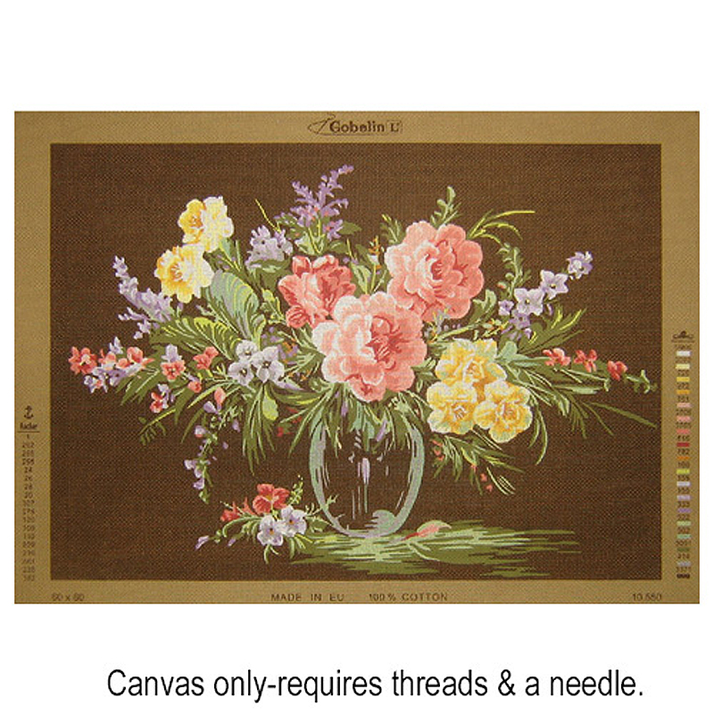 GobelinL 10.550 Flowers in a Glass Vase
