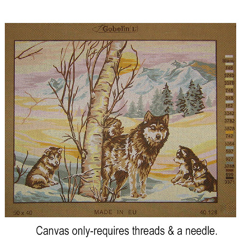 GobelinL 40.128 Wolves in the Snow