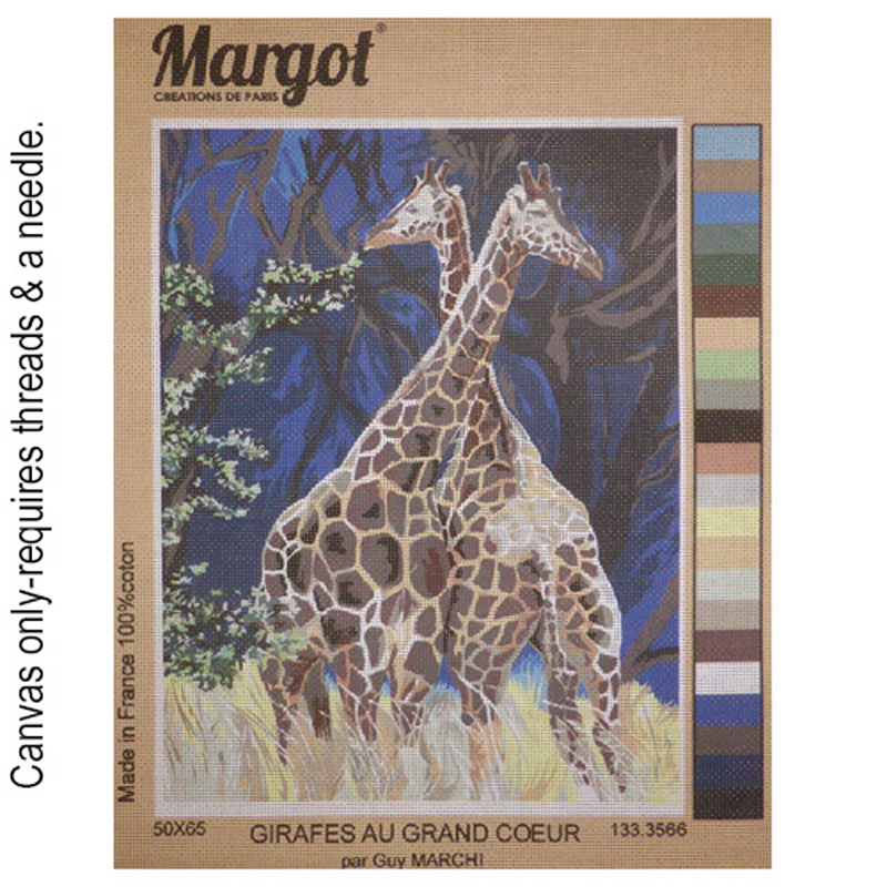 Girafes au grand cœur (d'après Guy Marchi) 133.3566
