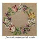 Wreath of Daisies, Violets and Rosebuds 91593 ADT