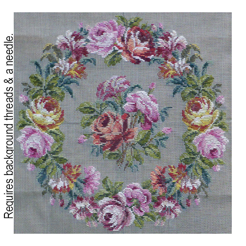 Large Rose Wreath J33848 DT
