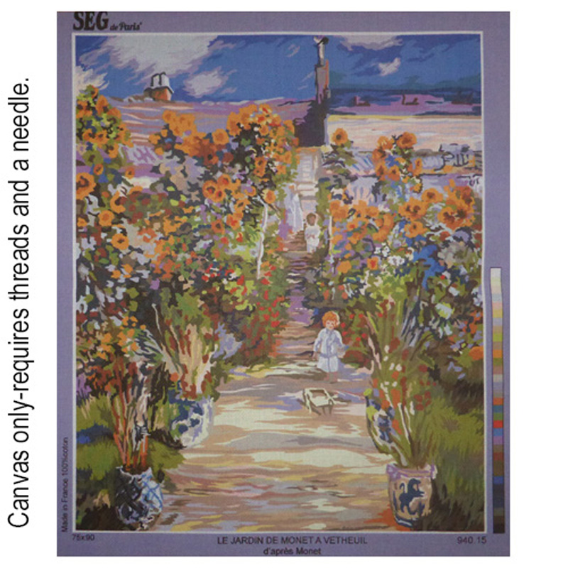 Le Jardin de Monet a Vetheuil d'après Monet 940.15