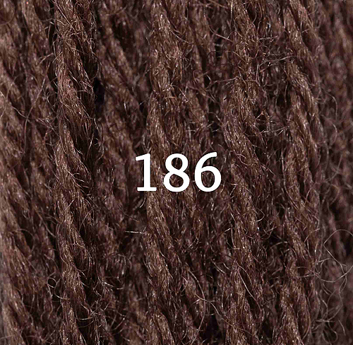 Appletons Crewel Wool Skein 186 Chocolate