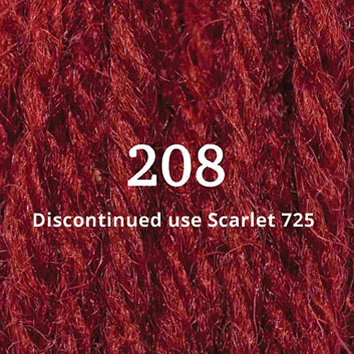 Appletons Crewel Wool Skein 208 Flame Red