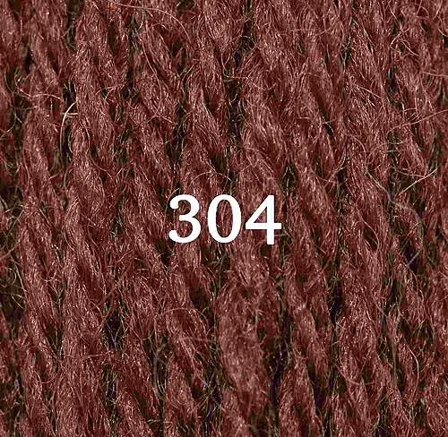 Appletons Crewel Wool Skein 304 Red Fawn