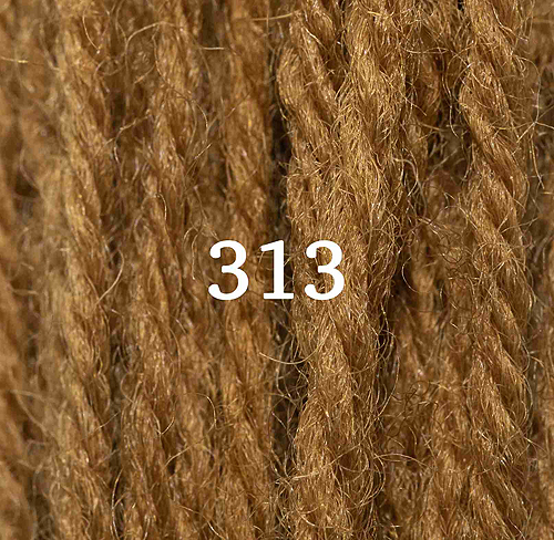 Appletons Crewel Wool Skein 313 Brown Olive