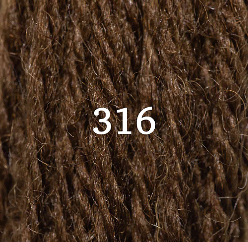 Appletons Crewel Wool Skein 316 Brown Olive