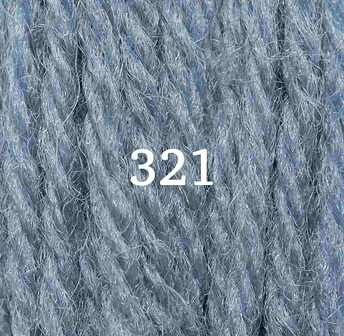 Appletons Crewel Wool Skein 321 Dull Marine Blue