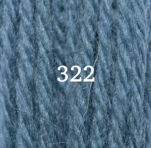 Appletons Crewel Wool Skein 322 Dull Marine Blue