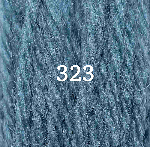 Appletons Crewel Wool Skein 323 Dull Marine Blue