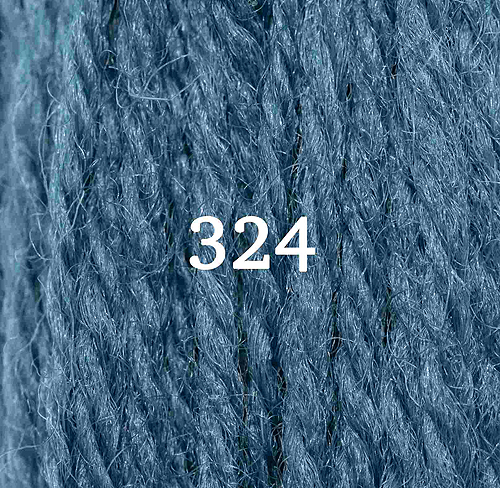 Appletons Crewel Wool Skein 324 Dull Marine Blue