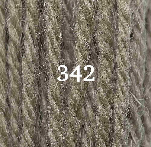 Appletons Crewel Wool Skein 342 Mid Olive Green