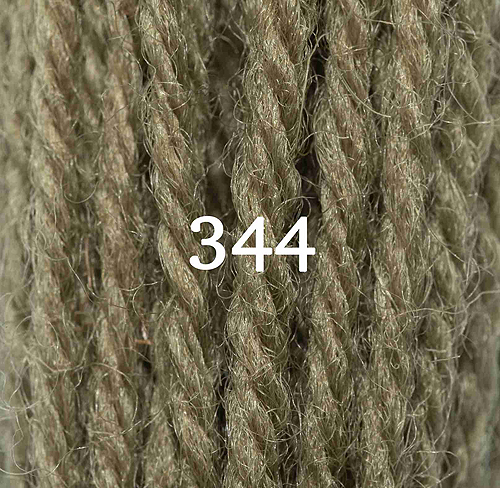Appletons Crewel Wool Skein 344 Mid Olive Green