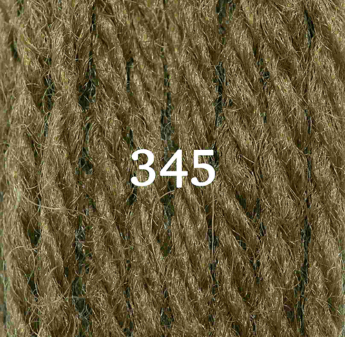 Appletons Crewel Wool Skein 345 Mid Olive Green