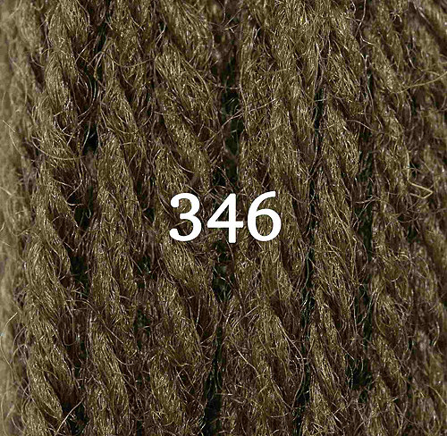 Appletons Crewel Wool Skein 346 Mid Olive Green