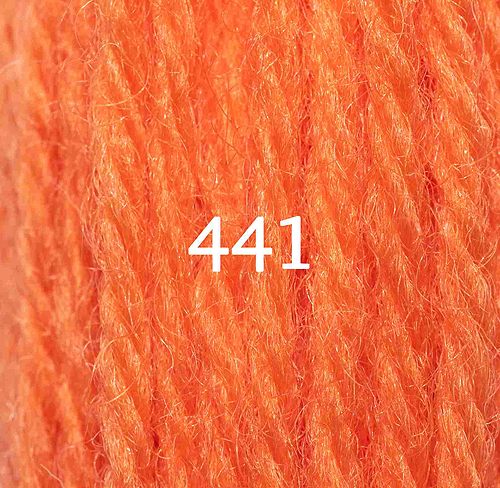 Appletons Crewel Wool Skein 441 Orange Red