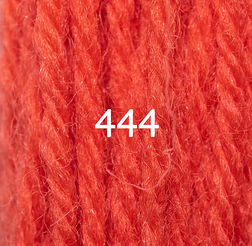 Appletons Crewel Wool Skein 444 Orange Red