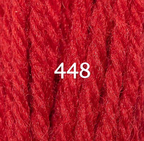 Appletons Crewel Wool Skein 448 Orange Red