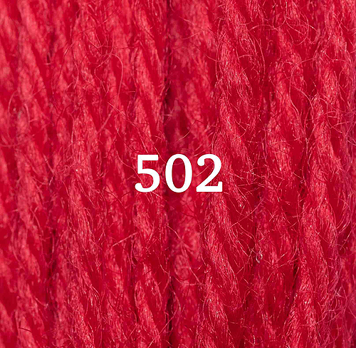 Appletons Crewel Wool Skein 502 Scarlet