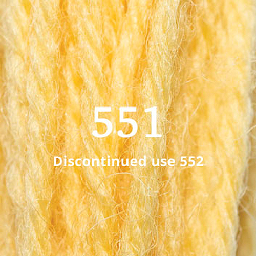 Appletons Crewel Wool Skein 551 Bright Yellow