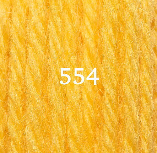 Appletons Crewel Wool Skein 554 Bright Yellow