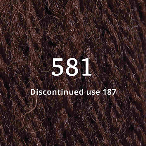 Appletons Crewel Wool Skein 581 Brown Groundings