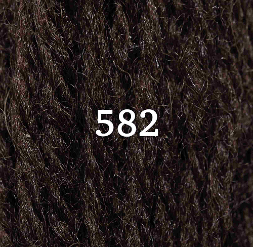 Appletons Crewel Wool Skein 582 Brown Groundings