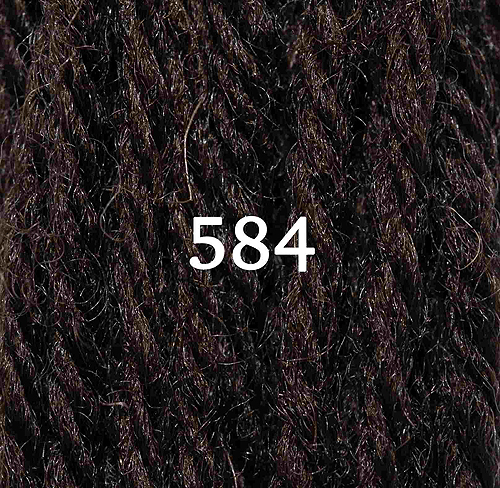 Appletons Crewel Wool Skein 584 Brown Groundings