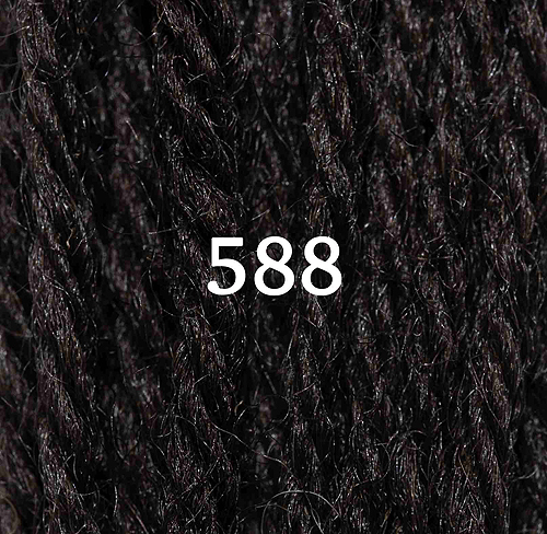 Appletons Crewel Wool Skein 588 Brown Groundings