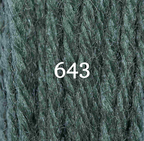 Appletons Crewel Wool Skein 643 Peacock Blue