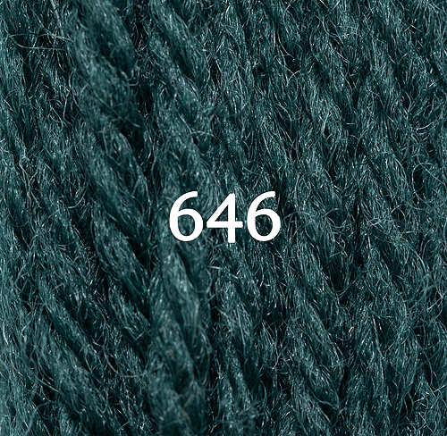 Appletons Crewel Wool Skein 646 Peacock Blue