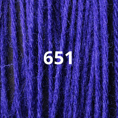 Appletons Crewel Wool Skein 651 Hot Neon