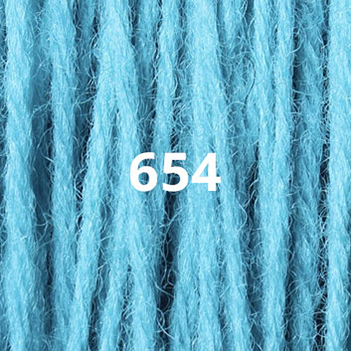 Appletons Crewel Wool Skein 654 Hot Neon