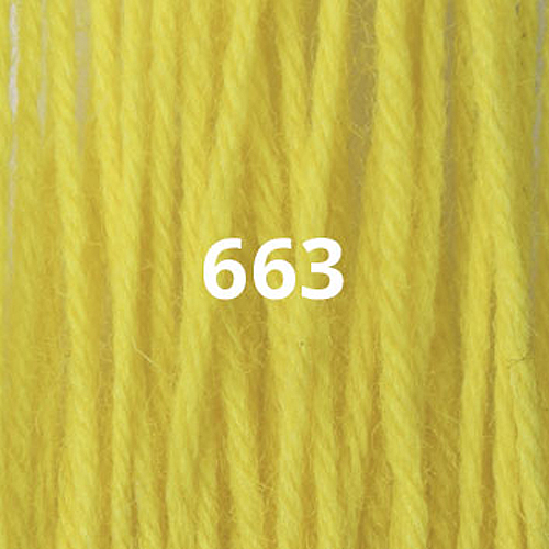 Appletons Crewel Wool Skein 663 Cool Neon