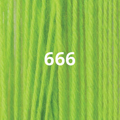 Appletons Crewel Wool Skein 666 Cool Neon
