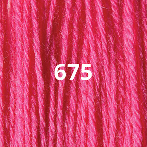 Appletons Crewel Wool Skein 675 Bubble Gum Pink