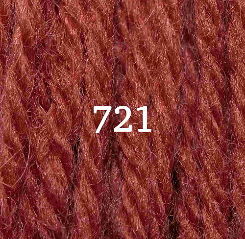 Appletons Crewel Wool Skein 721 Paprika