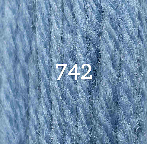 Appletons Crewel Wool Skein 742 Bright China Blue