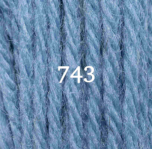 Appletons Crewel Wool Skein 743 Bright China Blue