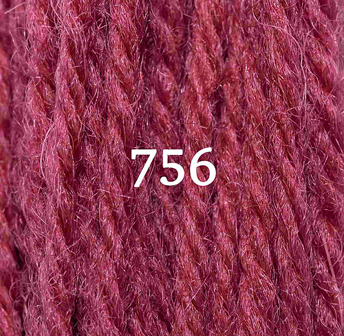 Appletons Crewel Wool Skein 756 Rose Pink
