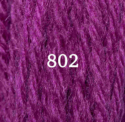 Appletons Crewel Wool Skein 802 Fuschia