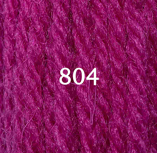 Appletons Crewel Wool Skein 804 Fuschia