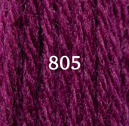 Appletons Crewel Wool Skein 805 Fuschia