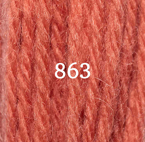 Appletons Crewel Wool Skein 863 Coral