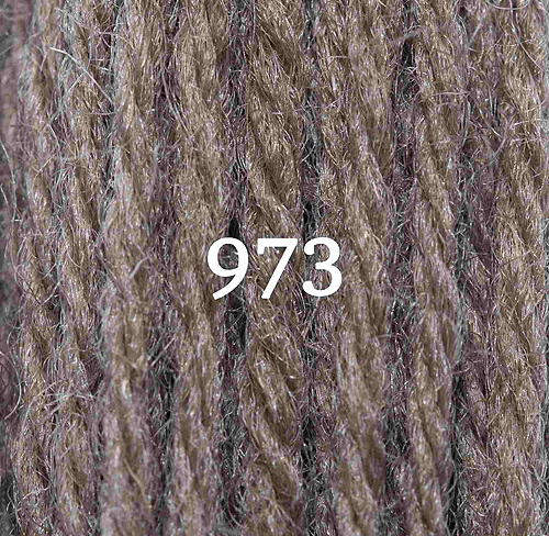 Appletons Crewel Wool Skein 973 Elephant Grey