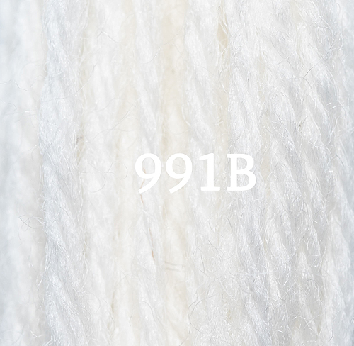 Appletons Crewel Wool Skein 991b Bright White