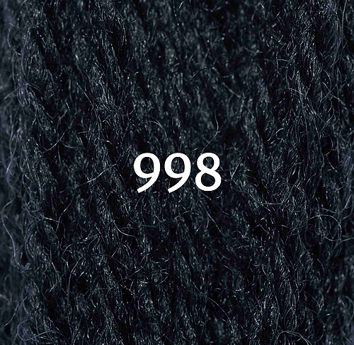 Appletons Crewel Wool Skein 998 Charcoal
