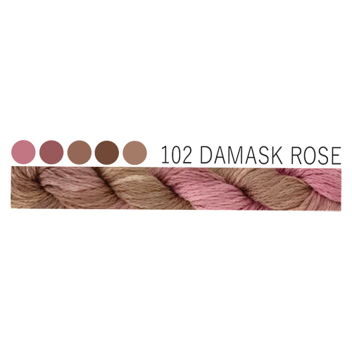 CGT 102 Damask Rose Stranded Cotton